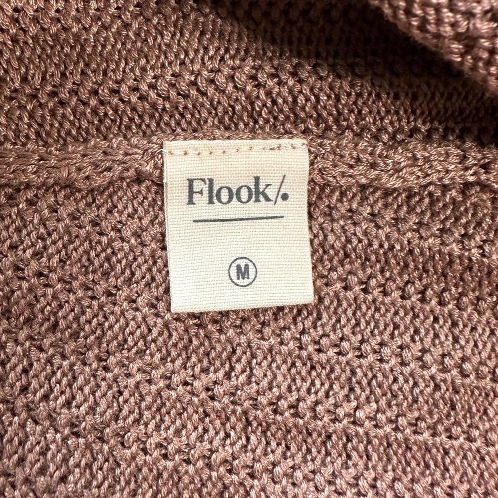 Flook the Label Zadia Knit Halter Maxi Dress Tan REVOLVE Slinky Resort Medium - Picture 12 of 14